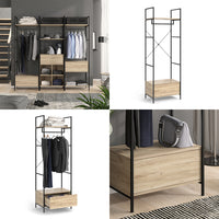 Vicco Armadio Legno 60 x 180 cm con cassetto