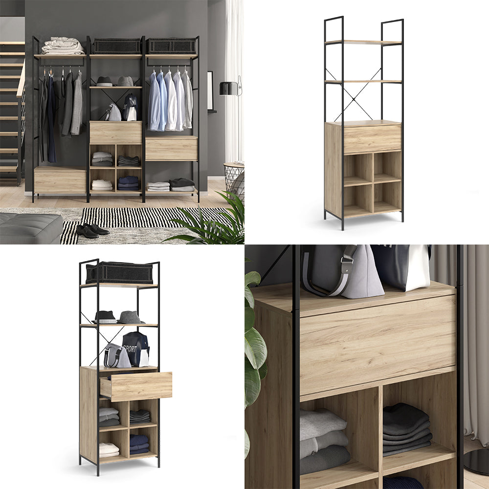 Vicco Armadio Legno 60 x 180 cm con cassetto