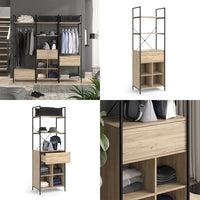 Vicco Armadio Legno 60 x 180 cm con cassetto