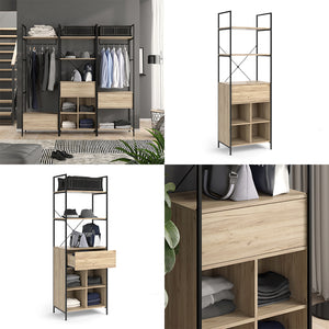 Vicco Armadio Legno 60 x 180 cm con cassetto