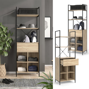 Vicco Armadio Legno 60 x 180 cm con cassetto