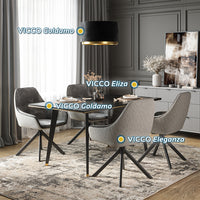 Vicco Lounge chair Grigio 60 x 89 cm