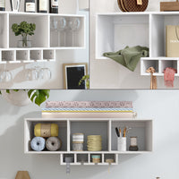 Vicco Portabicchieri da vino Bianco con portabicchieri