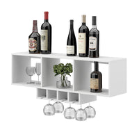 Vicco Portabicchieri da vino Bianco con portabicchieri