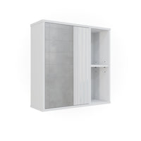 Vicco Mobile a specchio per il bagno Bianco 60 x 60 cm