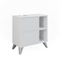 Vicco Mobile sottolavabo per bagno Bianco 60 x 62 cm con 2 cassetti