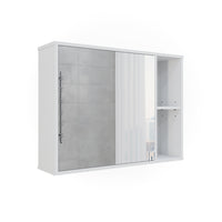 Vicco Mobile a specchio per il bagno Bianco 80 x 60 cm