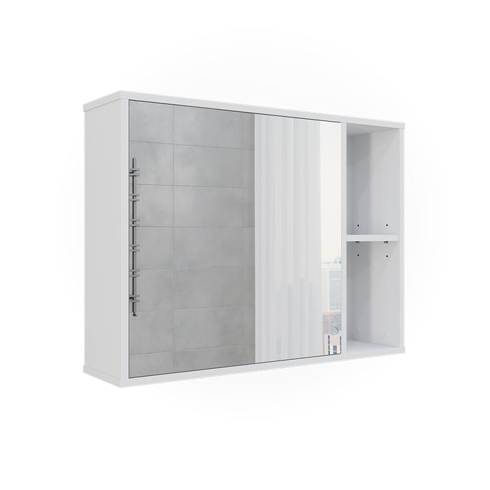 Vicco Mobile a specchio per il bagno Bianco 80 x 60 cm