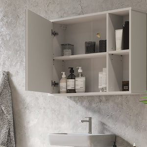 Vicco Mobile a specchio per il bagno Bianco 80 x 60 cm