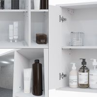 Vicco Mobile a specchio per il bagno Bianco 80 x 60 cm