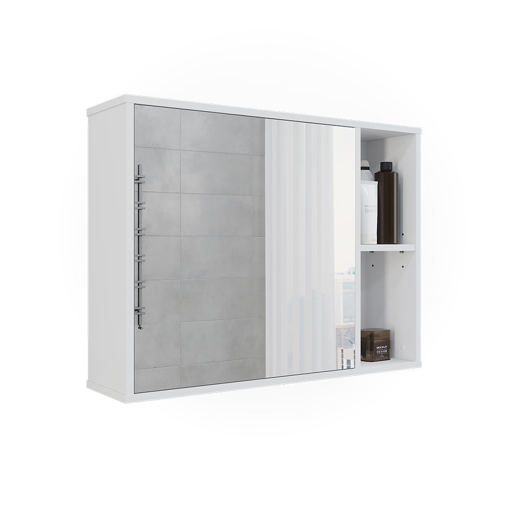 Vicco Mobile a specchio per il bagno Bianco 80 x 60 cm