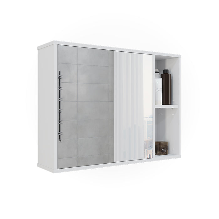 Vicco Mobile a specchio per il bagno Bianco 80 x 60 cm