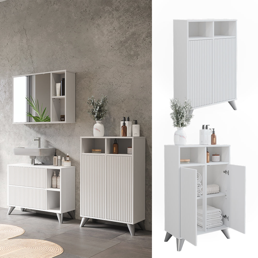 Vicco  Bianco 60 x 97 cm con 2 porte