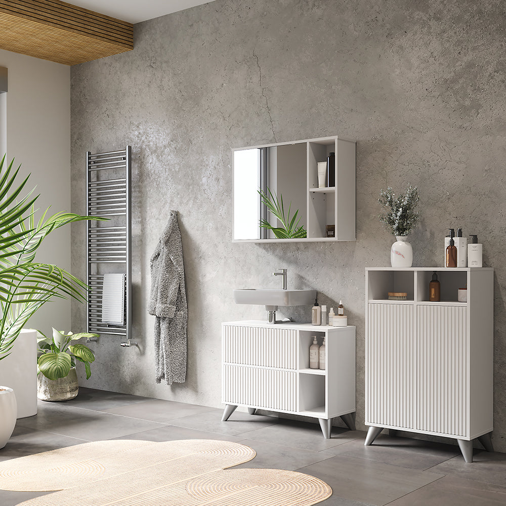 Vicco  Bianco 60 x 97 cm con 2 porte