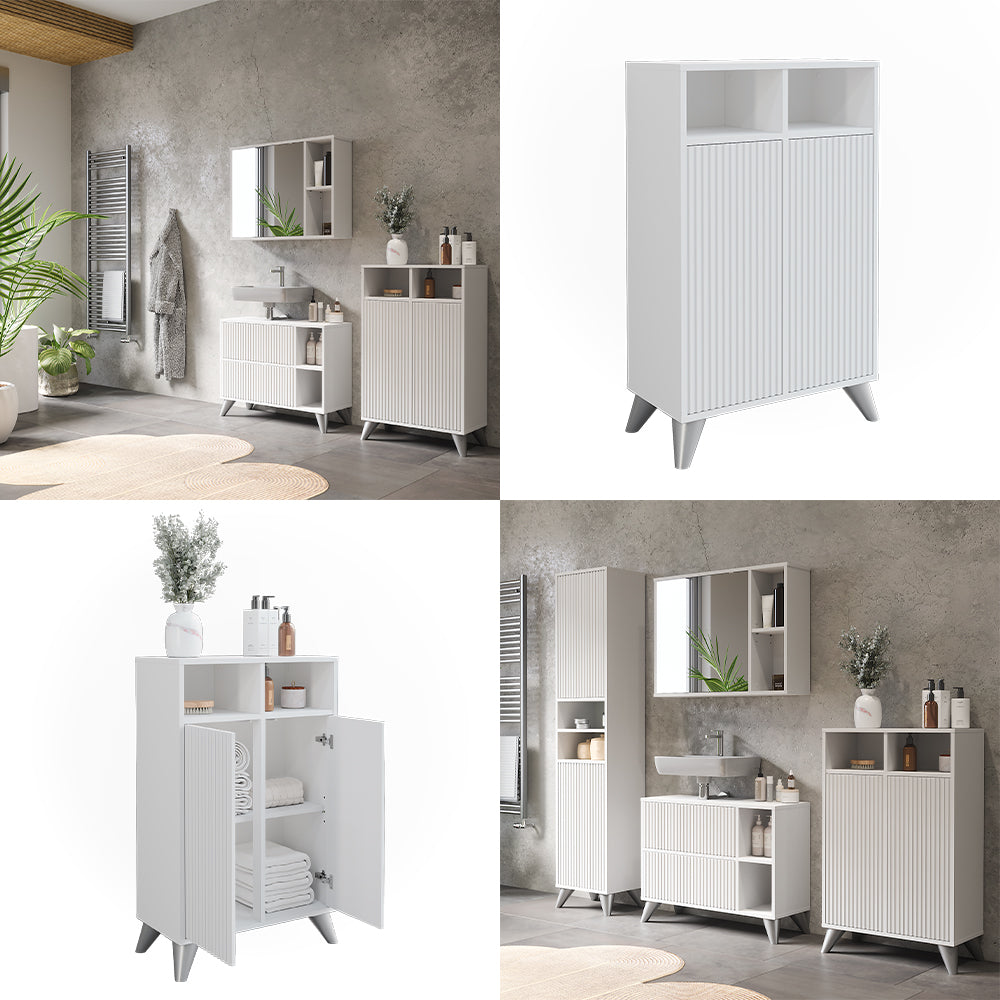 Vicco  Bianco 60 x 97 cm con 2 porte