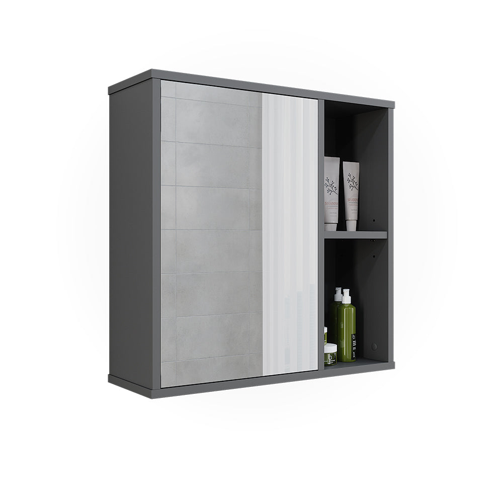 Vicco Mobile a specchio per il bagno Antracite 60 x 60 cm