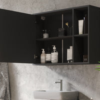 Vicco Mobile a specchio per il bagno Antracite 80 x 60 cm