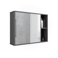 Vicco Mobile a specchio per il bagno Antracite 80 x 60 cm