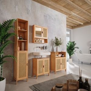 Vicco mobiletto bagno Bambù 60 x 80 cm