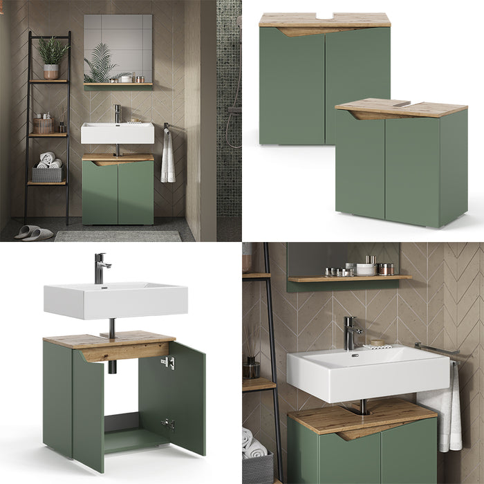 Vicco  Verde/antracite 60 x 57.5 cm con 2 porte