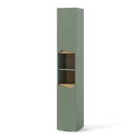 Vicco  Verde/Artigianale 30 x 180 cm Con porte e vani aperti