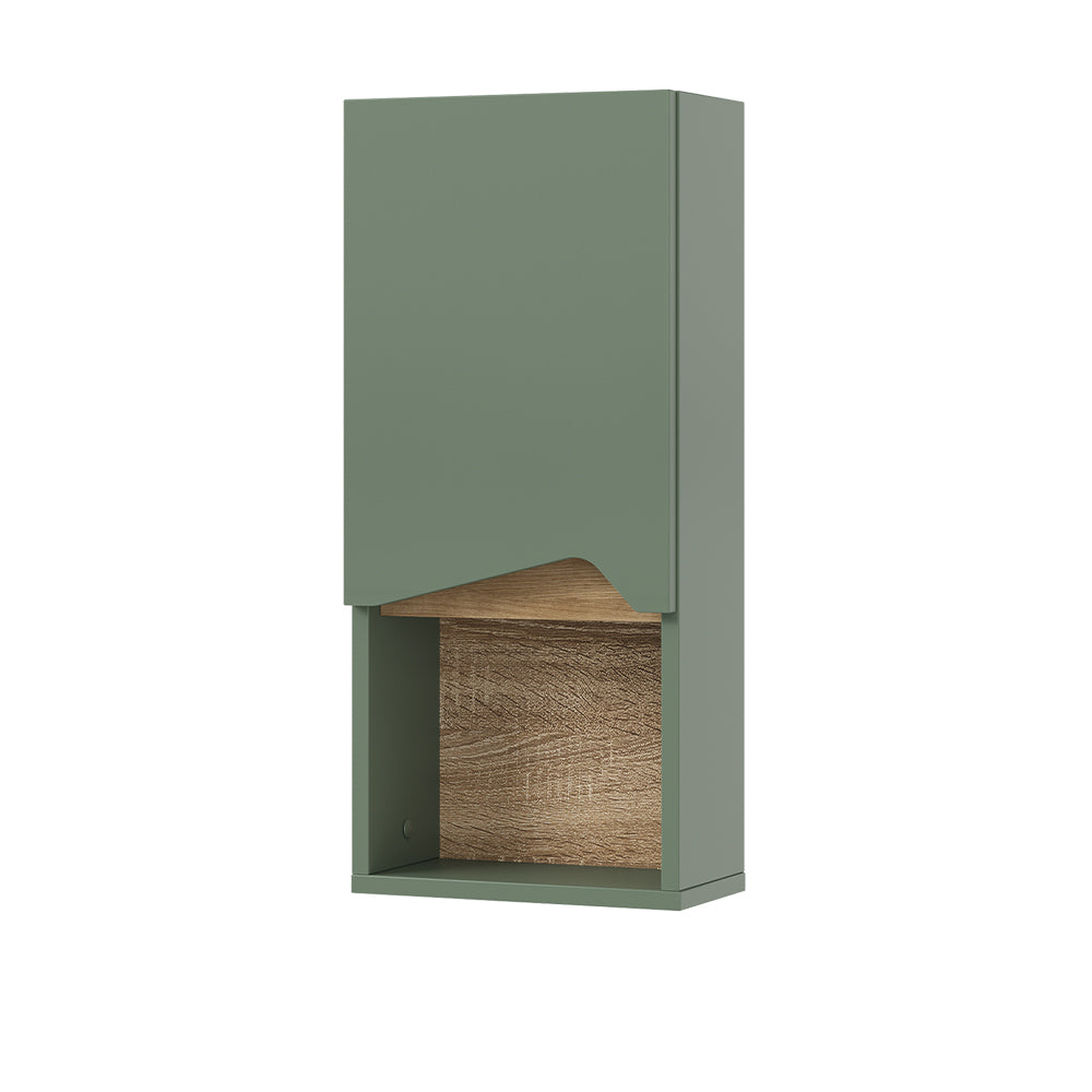 Vicco  Verde/Artigianale 30 x 67 cm con porta e vano aperto