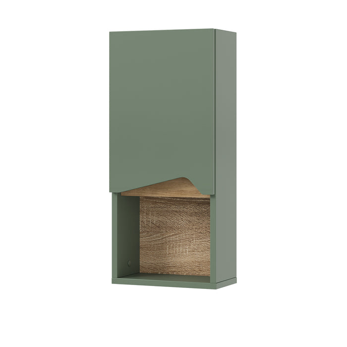 Vicco  Verde/Artigianale 30 x 67 cm con porta e vano aperto