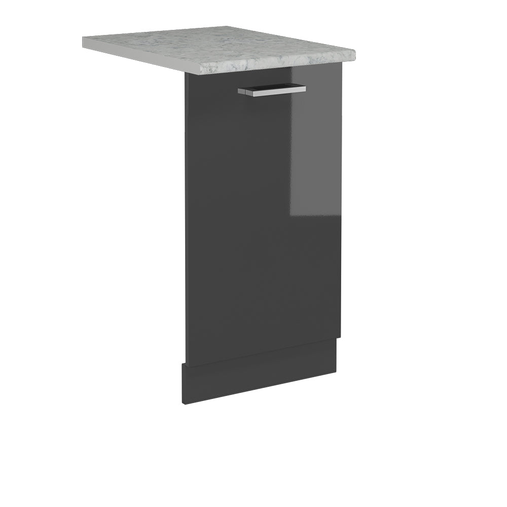 Vicco Coperchio per lavastoviglie Antracite lucido 45 cm , PL Marmo