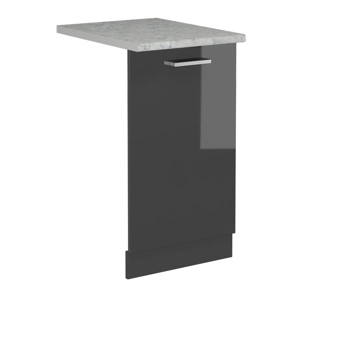 Vicco Coperchio per lavastoviglie Antracite lucido 45 cm , PL Marmo