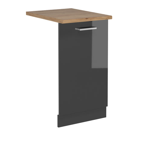 Vicco Coperchio per lavastoviglie Antracite lucido 45 cm , PL Rovere