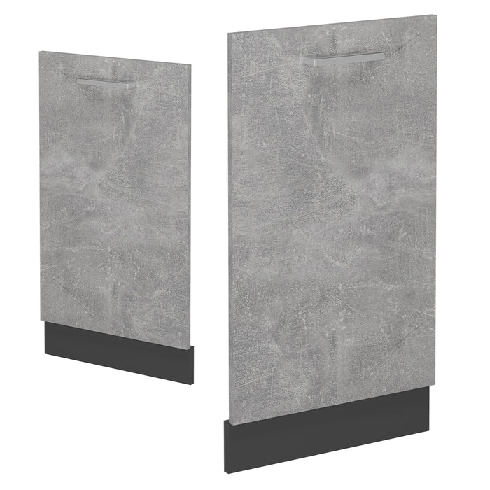 Vicco Coperchio per lavastoviglie Calcestruzzo 45 cm , PL Marmo