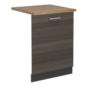 Vicco Coperchio per lavastoviglie Grigio nobile 60 cm , PL Rovere