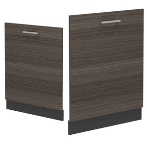 Vicco Coperchio per lavastoviglie Grigio nobile 60 cm senza piano di lavoro