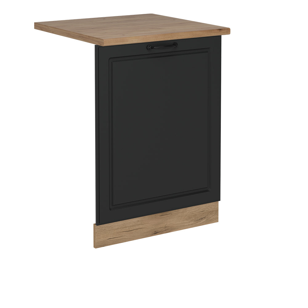 Vicco Pannello frontale della lavastoviglie Antracite casa di campagna 60 cm , PL Rovere
