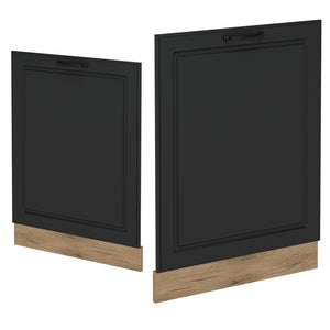 Vicco Pannello frontale della lavastoviglie Antracite casa di campagna 60 cm senza piano di lavoro