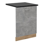 Vicco Coperchio per lavastoviglie Calcestruzzo 60 cm , PL Antracite