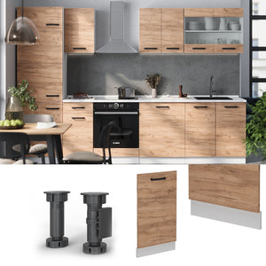 Vicco Coperchio per lavastoviglie Quercia dorata 45 cm , PL Marmo