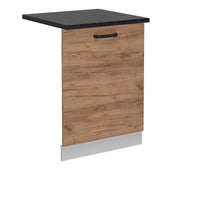 Vicco Coperchio per lavastoviglie Quercia dorata 60 cm , PL Antracite