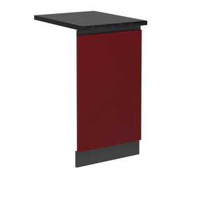 Vicco Pannello frontale della lavastoviglie Rosso 45 cm , PL Antracite