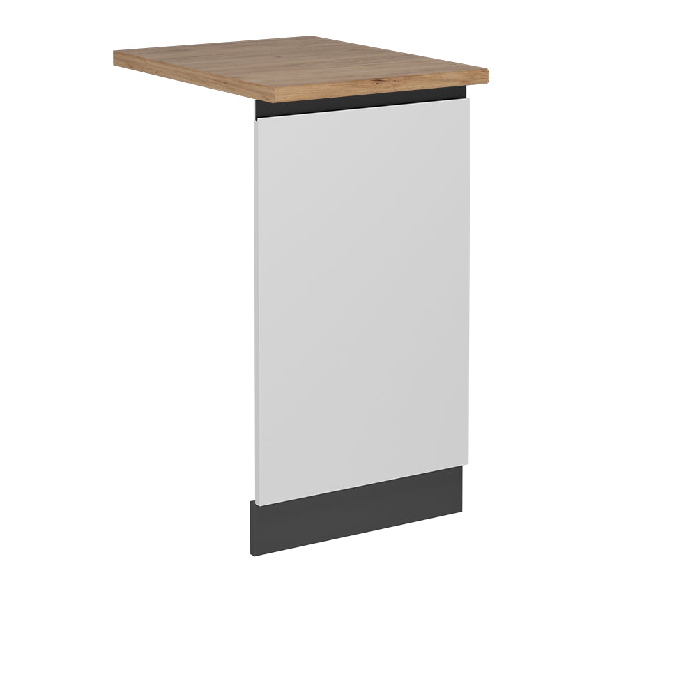 Vicco Pannello frontale della lavastoviglie Bianco 45 cm , PL Rovere