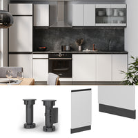 Vicco Pannello frontale della lavastoviglie Bianco 45 cm senza piano di lavoro