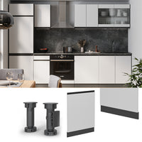 Vicco Pannello frontale della lavastoviglie Bianco 60 cm senza piano di lavoro