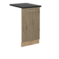 Vicco Coperchio per lavastoviglie Rovere artigianale 45 cm , PL Antracite