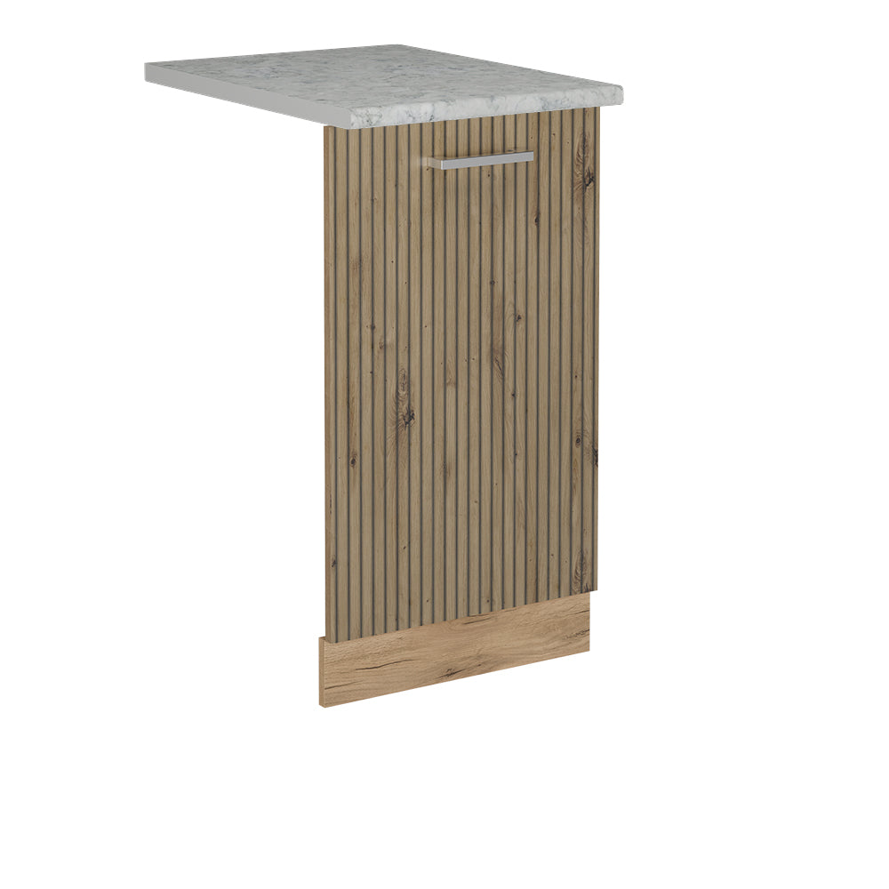 Vicco Coperchio per lavastoviglie Rovere artigianale 45 cm , PL Marmo