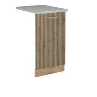 Vicco Coperchio per lavastoviglie Rovere artigianale 45 cm , PL Marmo