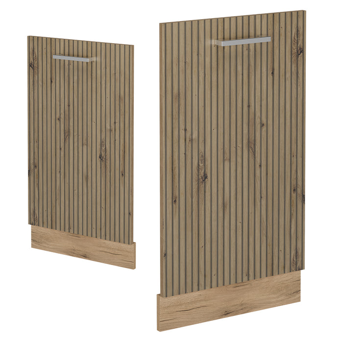 Vicco Coperchio per lavastoviglie Rovere artigianale 45 cm , PL Marmo