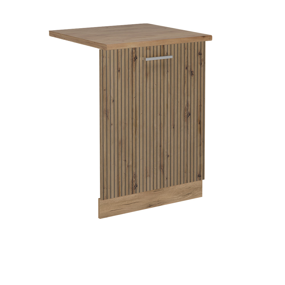 Vicco Coperchio per lavastoviglie Rovere artigianale 60 cm , PL Rovere