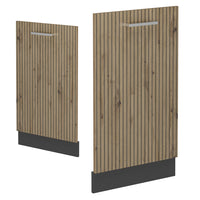 Vicco Coperchio per lavastoviglie Rovere artigianale 45 cm , PL Rovere