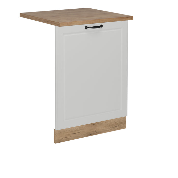 Vicco Pannello frontale della lavastoviglie Bianco casa di campagna 60 cm , PL Rovere