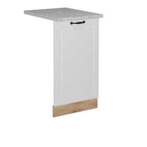 Vicco Pannello frontale della lavastoviglie Bianco casa di campagna 45 cm , PL Marmo